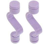 PAMINGONO Support de Porte de Lave-linge en Plastique Lavande 2pcs Butée Flexible Résistante pour Ouverture Rapide, pour Hôtels et Laveries