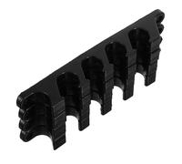 PAMINGONO Support de Réglage pour Chaise Longue Pliable 5 Positions, Lot de 4 Ajusteurs en Plastique Noir Résistants aux Intempéries, Accessoires Légers et Compacts pour Mobilier de Jardin,