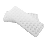 PAMINGONO Support de Tubes à Essai pour Chimie 60 Emplacements, Matériau Pp Solide, Double Face, pour Laboratoires et Universités Couleur Aléatoire