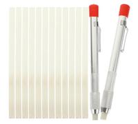 PAMINGONO Support en Pierre de Savon pour Soudeur avec Stylos Marqueurs et Recharges, Accessoires de Soudage en Cuivre et Fer, Marquage Clair pour Aluminium et Fer, pour Réparation