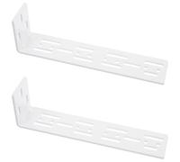 PAMINGONO Support Mural en Fer Inoxydable pour Tringles à Rideaux Électriques, 2pcs, Glissement Directionnel Silencieux, Installation Facile pour Fenêtres