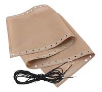 PAMINGONO Tissu de Remplacement pour Chaise Longue d’Extérieur 48 CM Beige en Toile Technique avec Kit de Réparation et Sangles Accessoire Solide et Respirant pour Jardin Terrasse et