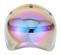 PAMINGONO Visière Coupe-Vent Colorée pour Casque de Moto Support Lentille Pare-Vent Légère et Protection UV Écran de Rechange Ergonomique pour Conduite Confortable en Extérieur