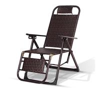 Pamio chaise en osier Zero Gravity Chaise avec oreiller remboursement de rotin pliant extérieur pour balcon de porche de jardin Piscine de baignade portable chaise salon portable et utilisation