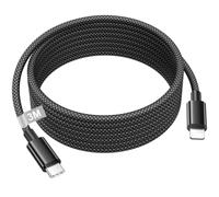 Pamker Cable iPhone 3 mètres Câble Lightning MFi Cable USB C vers Lightning | Long Câble iPhone Nylon Cable Charge Rapide Fil Chargeur iPhone Cordon pour iPhone 14 13 12 11 Pro Max Mini XR XS X 8 SE iPad