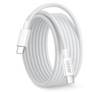 Pamker Cable USB C 100W 3M, Cable Chargeur USB C Charge Rapide Câble Type C | Cable iPhone 3M Long Tressé Cordon Fil pour iPhone 17 16e 16 15 Plus Pro Max, iPad, MacBook Air/Pro, Samsung Galaxy S25/S24