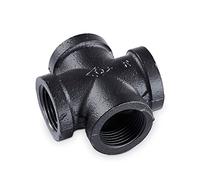 pamo Pièce pour la construction de meubles | équerre à 90° à 4 fois | DIY pièce pour tringle à vêtements | revêtement par poudre