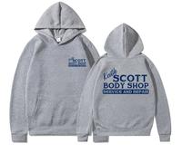 Pamono-Pull Scott Body Shop TV Show, One Tree Hill, Ravens Basketball Sweatshirt, 2 Side Print, Lucas Nathan Scott Hoodies Bourgogne
