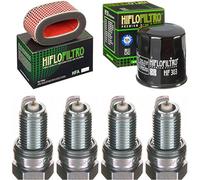 Pamoto Kit d'entretien pour filtre à air, filtre à huile, bougies d'allumage VT 750 C Shadow 1997-2000