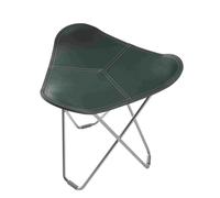 Pampa Flying Goose Tabouret Cuero Chrome - Cuir bleu océan - 7340172615187