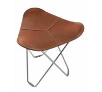 Pampa Flying Goose Tabouret Cuero Chrome - Cuir Polo - 7340172614357