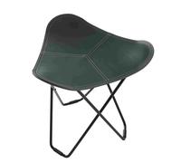 Pampa Flying Goose Tabouret Cuero Noir - Cuir bleu océan - 7340172615170