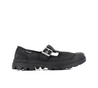 Palladium Mixte Pampa M-Jane Washed Mary Flat, Black, 39.5 EU
