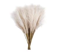 Pampa Reed - Bouquet d' Artificielle - Arrangement Rustique et Moelleux - Décoration de Mariage bohème - Tiges d' de Pampa en Tissu pour Chambre à Coucher, Salon, Maison