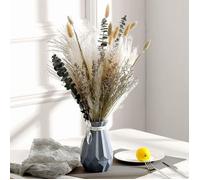 Pampa Séchées Naturelle Décoration, Bouquet Fleurs Séchées de 40-44 cm, Decoration de Plantes Pampas pour Salon, Maison, Mariage
