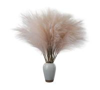 Pampas Grass - Dried Flowers for Vase | Tall Pampas Grass | Faux Flufy Short Artificial Pampa Grass Decor | Bouquet Plants Fake Small Pompass Branches for Wedding Home and Christmas Decor