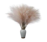 Pampas Grass | Vaste Application Haute décoration Boho de Fausse Falsification Artificielle | Excellent dans la Fabrication Faux Pampas Grass de Roseau Moelleux Bulrush pour Vase Farm Farmhouse
