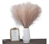 Pampas Vase D' - Support De Fleurs Décoratifs, Ornement De La Salle Bohème | Arrangement De Hautes Herbes Réalistes, Accent De Beige Doux pour La Table À Manger du Bureau De Bureau De Cui