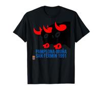 Pampelune Vintage Festival de San Fermin 1991 Bull Run T-Shirt