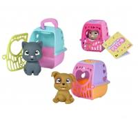 Simba Jouet Pamper Petz Mini bébé – Patte magique révèle fille ou garçon – Chien/Chat/Lapin