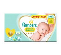Pampers 81686981 Premium Protection 96 Couches Blanc, 1 Pack
