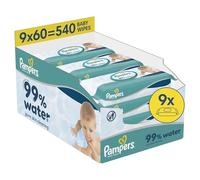 Pampers 99% D'Eau Lingettes Bébé x540