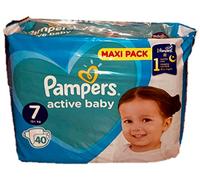 Pampers (Ancienne version) Couches Active Baby Taille 7, 15 kg