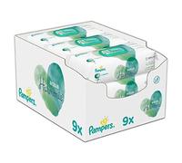 Pampers - Aqua Harmonie - Lingettes Bébé - Lot de 9 Paquets de 48 (432 Lingettes)
