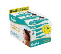 PAMPERS AQUA SOFT TOUCH LINGETTES 18X48 864 LINGETTES
