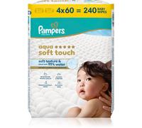 Pampers Aqua Soft Touch lingettes nettoyantes pour enfant 4x60 pcs