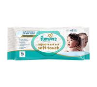 Pampers Aqua Soft Touch Pour Bébé 48 lingettes