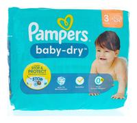 Pampers Baby Dry 12H Couches Taille 3 34 Unités