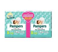 Pampers Baby Dry Couches Bébé Nouveau-Né (4-9Kg) Taille 3 Midi Offre 40 Couches