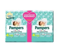 Pampers Baby Dry Couches Maxi Taille 4 (7-18Kg) DuoPack Offre 34 Couches