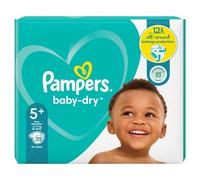 Pampers - Baby Dry - Couches Taille 5+ (13-25 kg) - Pack Géant (x35 couches)