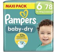 Pampers Baby Dry Maxi T6 13-18 kg, 78 couches