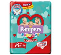 Pampers Baby-Dry Culotte 3 Midi 6-11 Kg. 19 Pièces Couches. Fabriqué En Italie