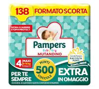 Pampers Baby Dry Culotte maxi +500 points câlins extra gratuits, taille 4 (8-15 kg), 138 couches (format de stock)
