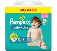 Pampers Baby Dry Maxi 9-14kg taille 4 60 pièces