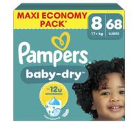 PAMPERS BABY DRY Maxi Taille 8 x68