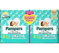 Pampers Baby Dry Midi, Pack double DWCT, taille 3 (4-9 kg), 40 couches