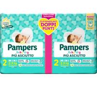 Pampers Baby Dry Mini pack double, taille 2 (3-6 kg), 62 couches