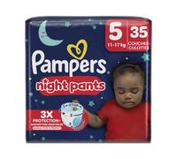 Pampers Baby-Dry Night Pants - Couches-culottes - Taille 5 (35 unités)