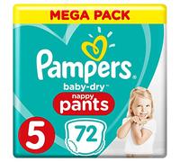 Pampers Baby Dry Pants Couche-Culotte Taille 5 12-17 kg Méga Pack x 72 Pièces