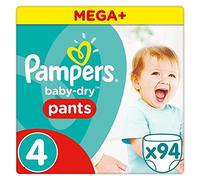 Pampers - Baby Dry Pants - Couches-culottes Taille 4 (8-14 kg) - Mega+ Pack (x108 culottes)