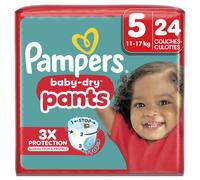 Pampers Baby-Dry Pants - Couches-culottes - Taille 5 (24 unités)