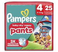 Pampers Baby-Dry Pants Paw Patrol, Taille 4, 25 couches_culottes