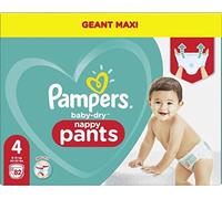 Pampers Baby-Dry Pants Taille 4, Pantalons à couches 82, Changement de jour et protection de nuit faciles et amusants, 9-15kg