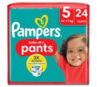 Pampers Baby-Dry Pants Taille 5, 24 couches, 12 kg à 17 kg (24 ks)