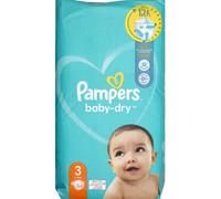 Pampers Baby Dry Taille 3-54 couches